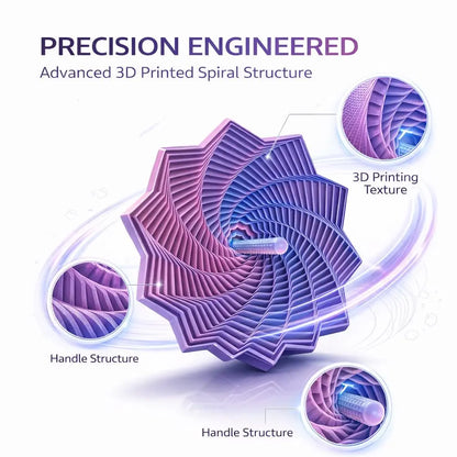 3D Printed Sensory Fidget Star - Stress Relief Spiral Toy